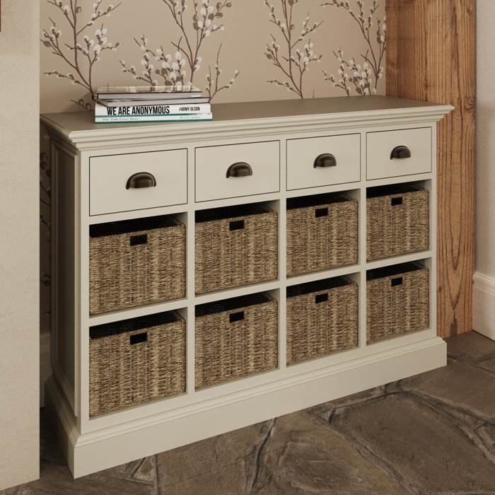 Fernleaf Arabella 110cm Wide 4 Drawer Pine Sideboard & Reviews